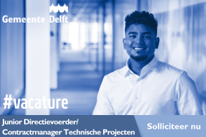 20230608 Banner AdverOnline Gemeente Delft Junior Directievoerder Contractmanager Technische Projecten